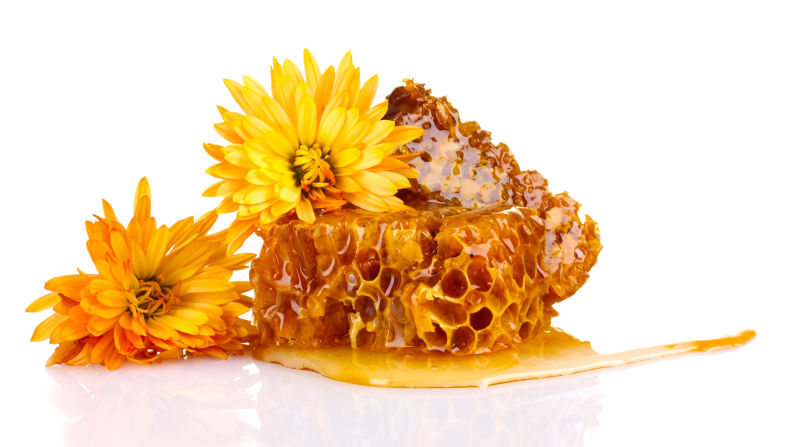 蜂蜜与花朵