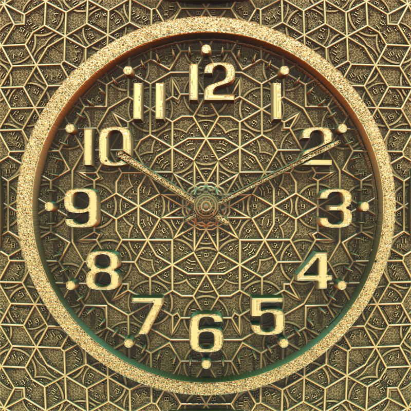 金属老旧古董钟表