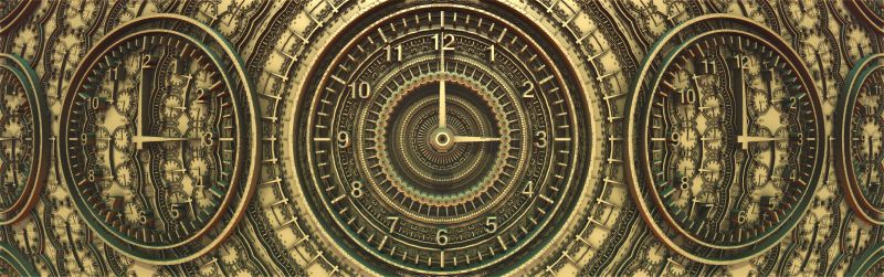 金属老式古董钟表