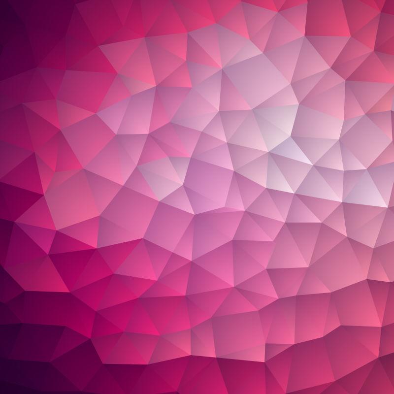 抽象的粉色三角图案背景矢量设计
