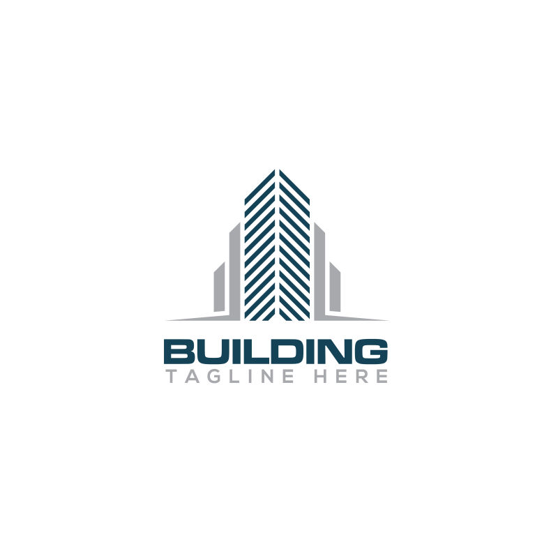 矢量的建筑企业logo