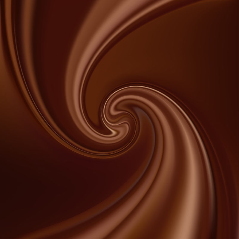 矢量融化的巧克力背景
