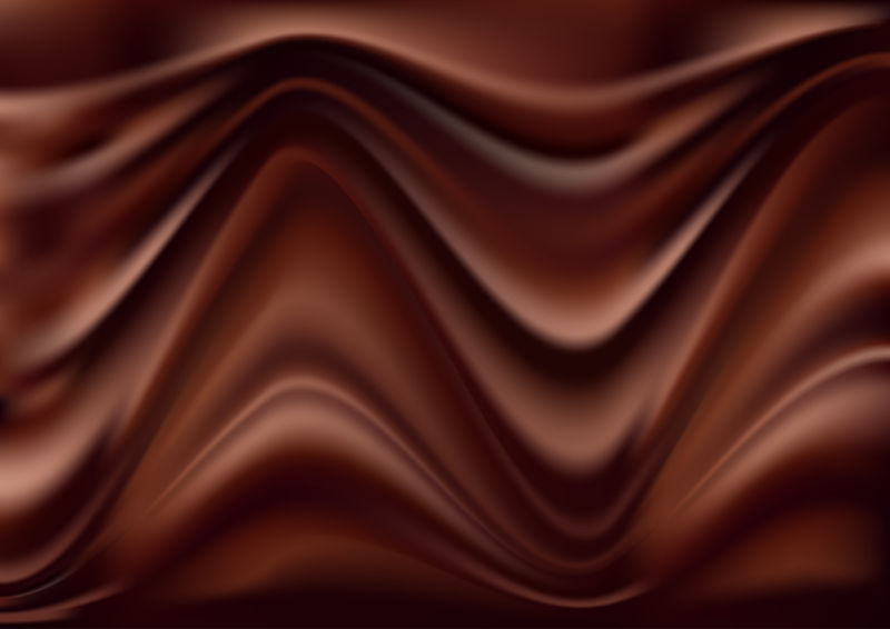 矢量丝滑的矢量巧克力背景