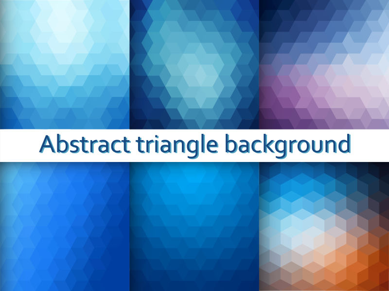 抽象矢量三角的插图背景