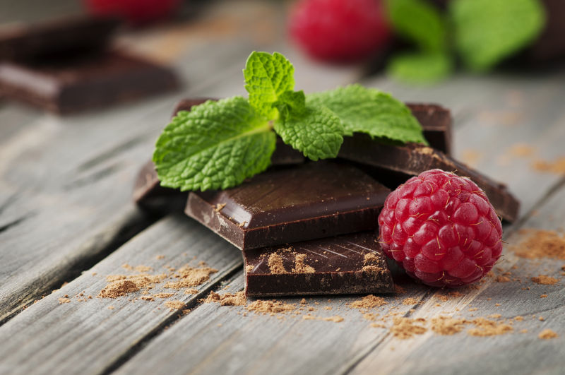 巧克力和树莓