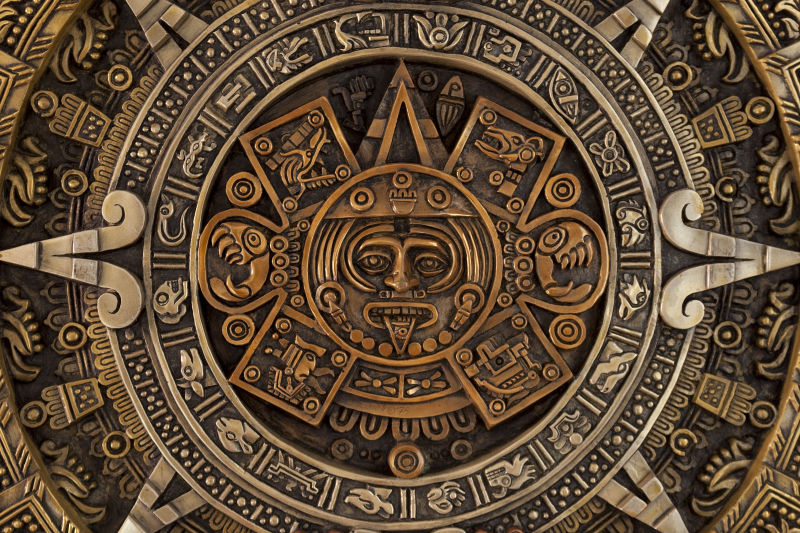 古代阿兹特克历法预言与占卜概念