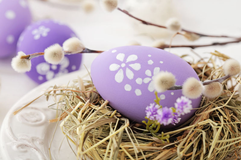 紫色复活节彩蛋