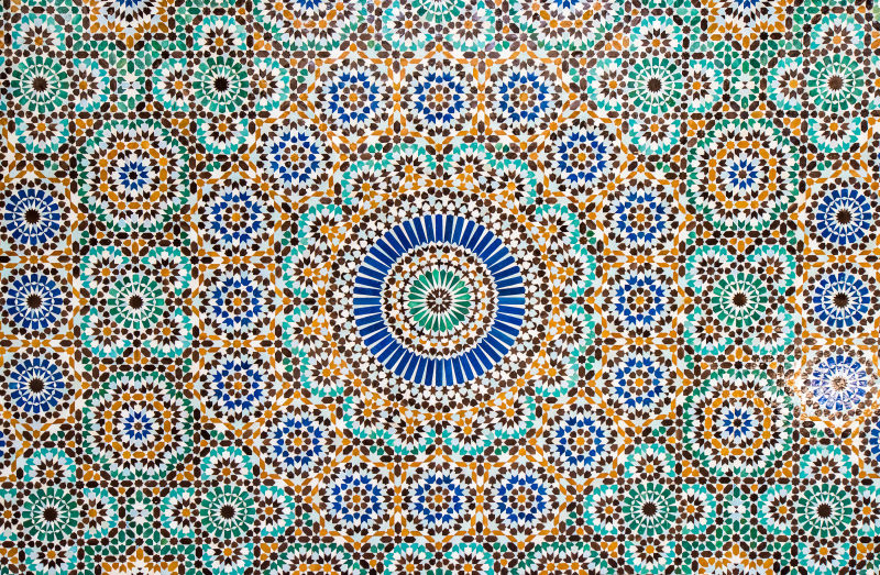 摩洛哥老式瓷砖