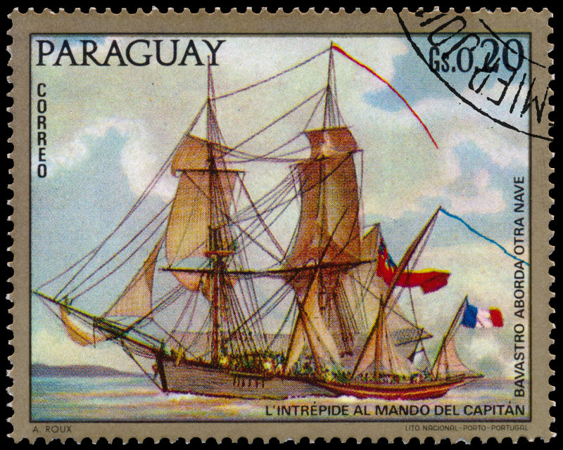 巴拉圭战舰邮票