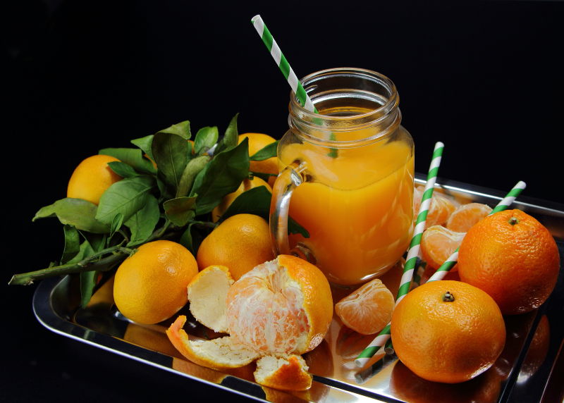 新鲜的橘子汁
