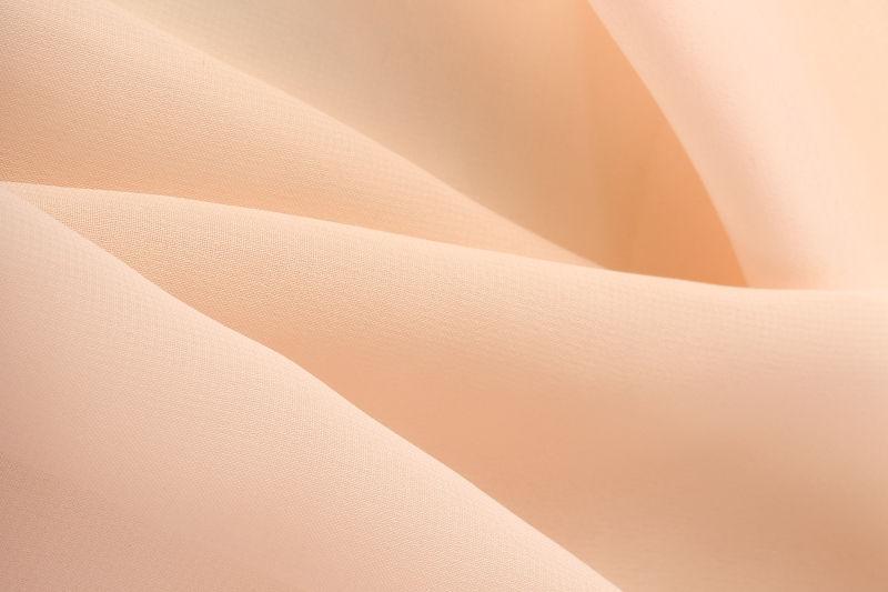 淡粉色雪纺丝绸