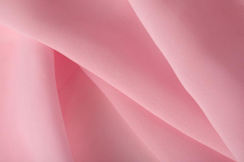 淡粉红色雪纺丝绸