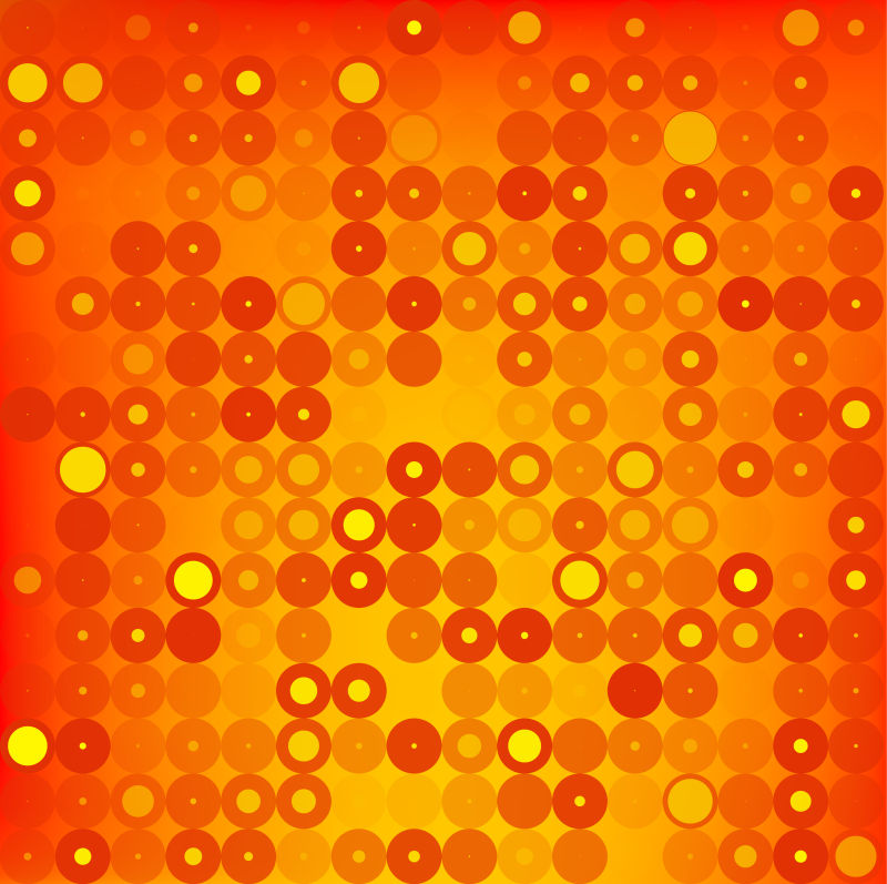 抽象矢量橙色几何元素的背景