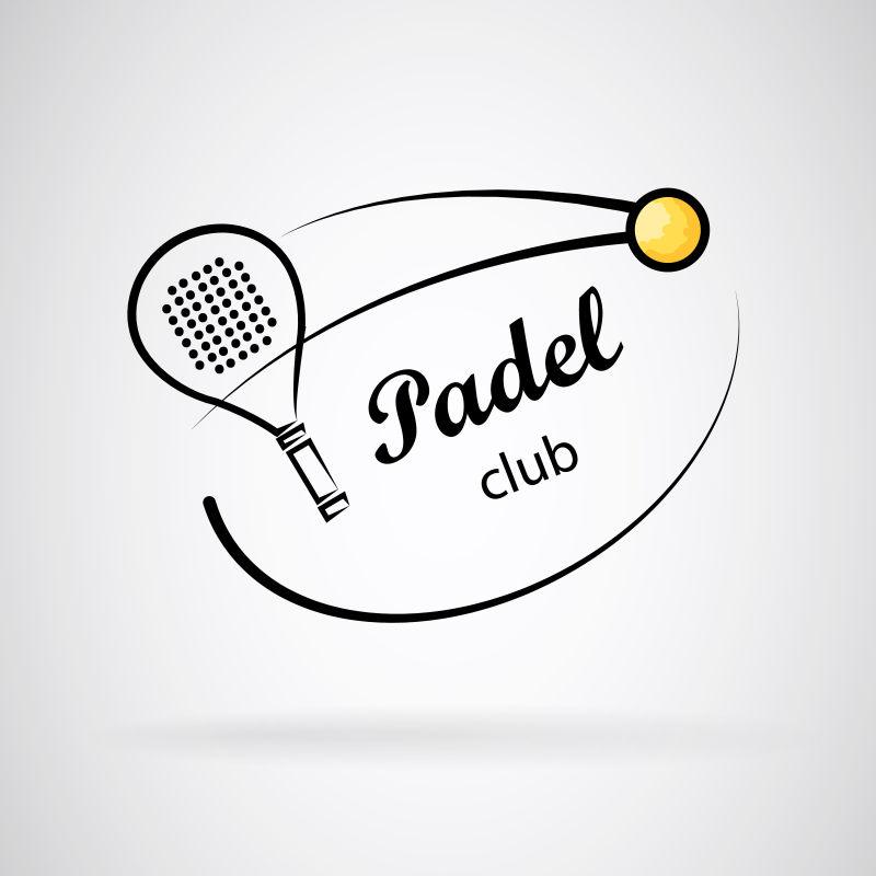 矢量的网球俱乐部徽标