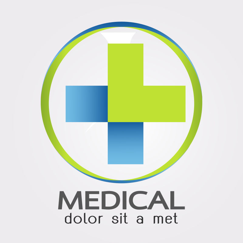 矢量医疗logo设计插图