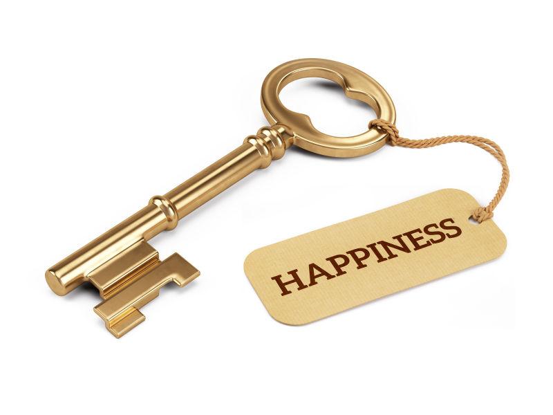 金钥匙与幸福标签
