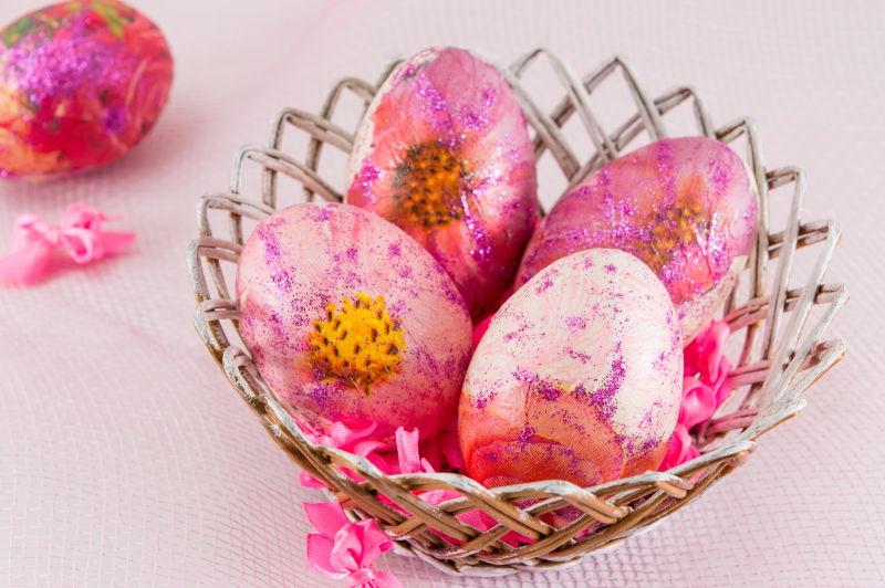 粉红复活节彩蛋