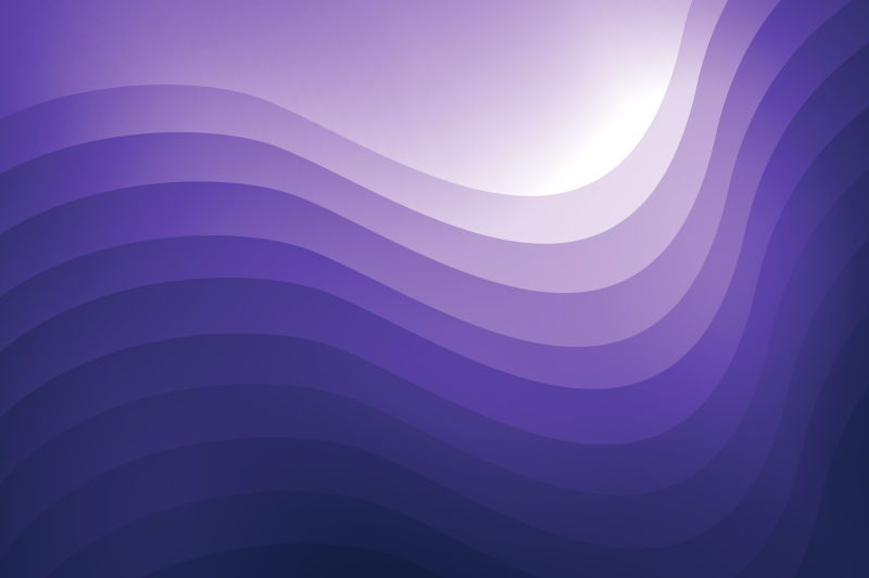 紫色的波浪效果
