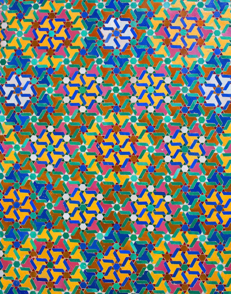 摩洛哥瓷砖装饰背景