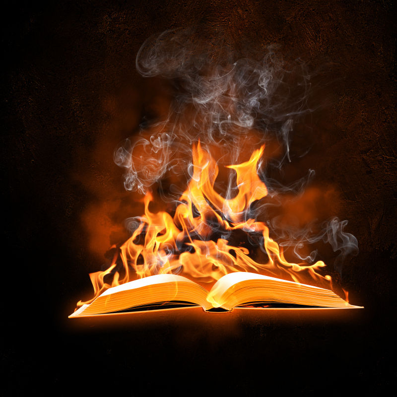 燃烧火焰的书籍