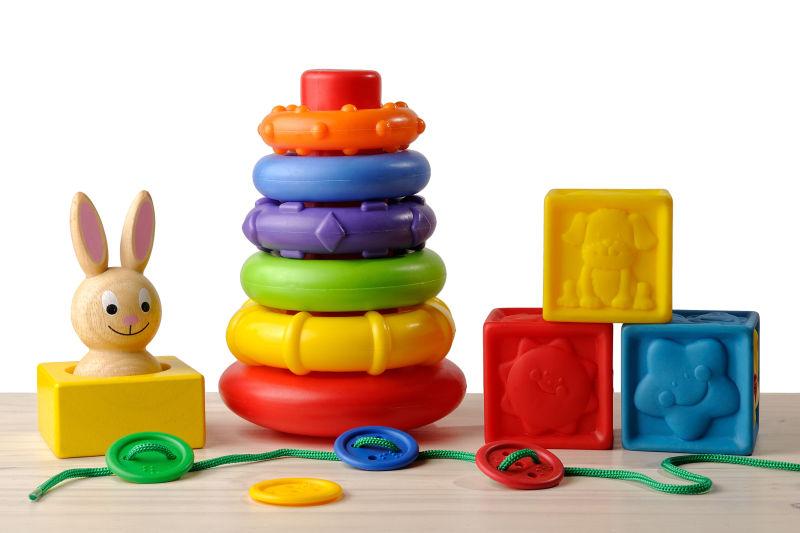 儿童玩具开发用彩色套装玩具