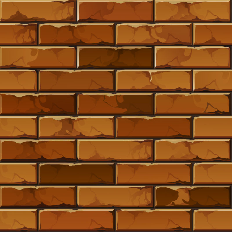 棕色砖墙纹理矢量设计