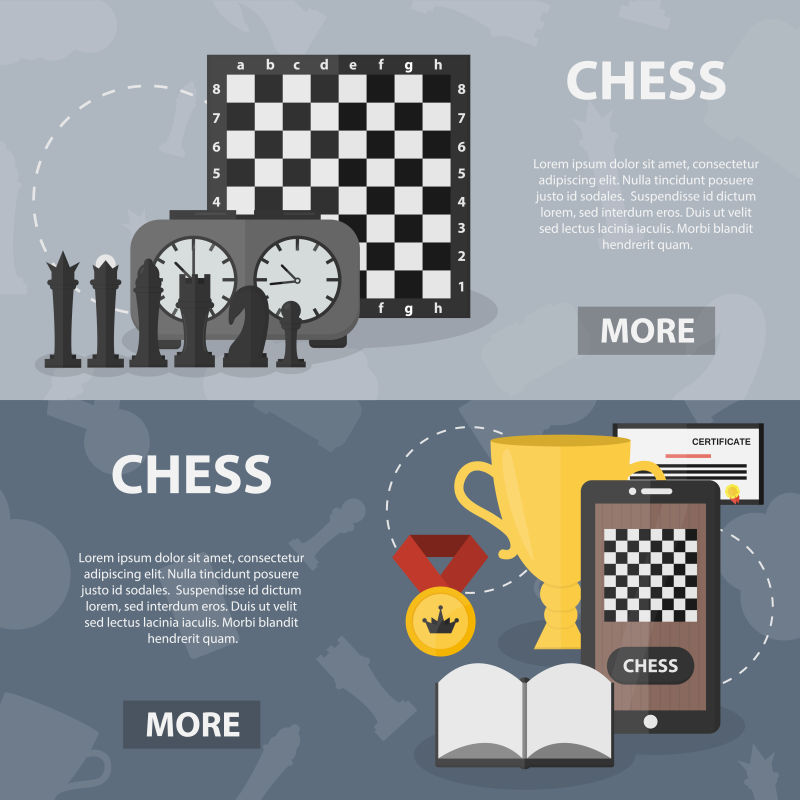 国际象棋网站概念