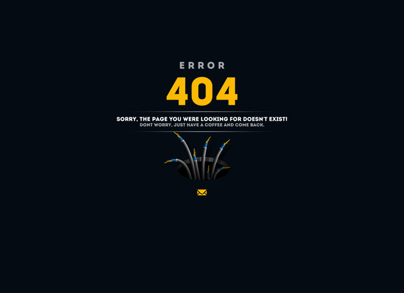 页面错误404创意插图矢量设计
