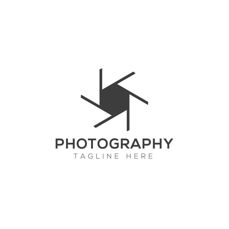 创意的摄影logo标志矢量设计