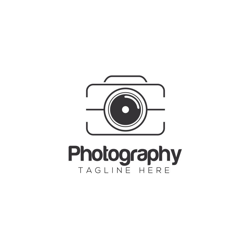 矢量的摄影工作室logo标志
