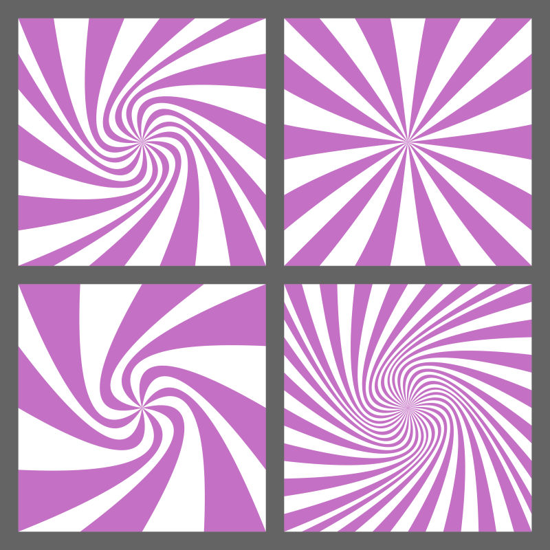 紫色螺旋线条插图矢量设计