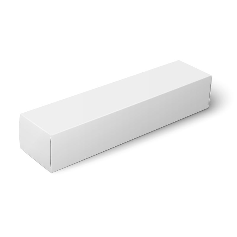 白色的纸盒矢量设计