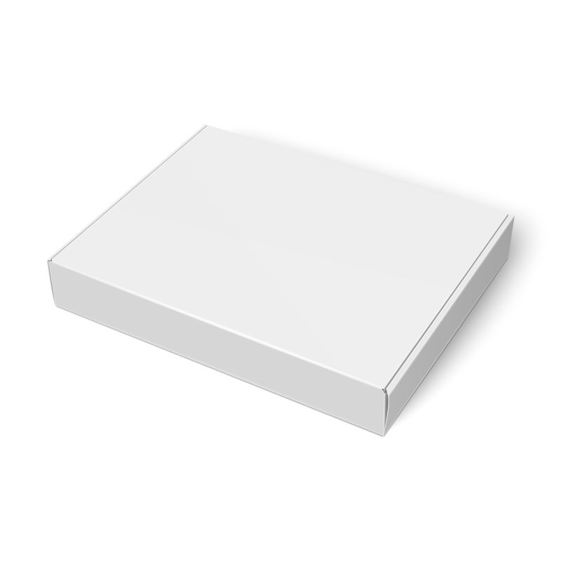 白色包装礼盒矢量设计