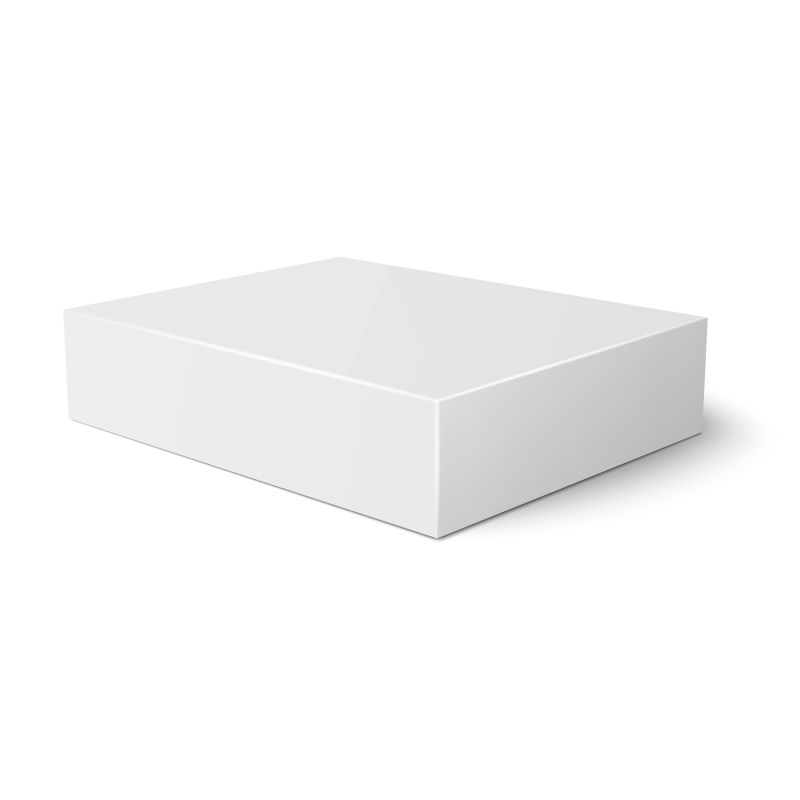 白色的包装礼盒矢量设计