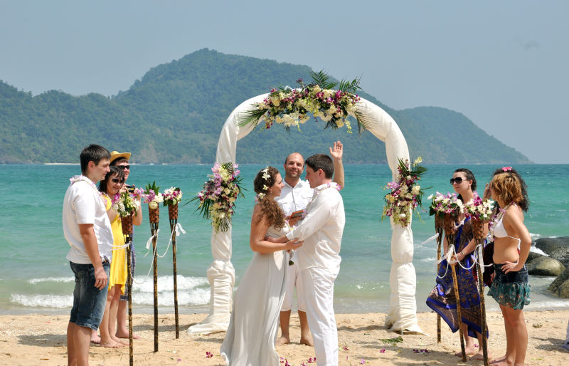 沙滩上的婚礼