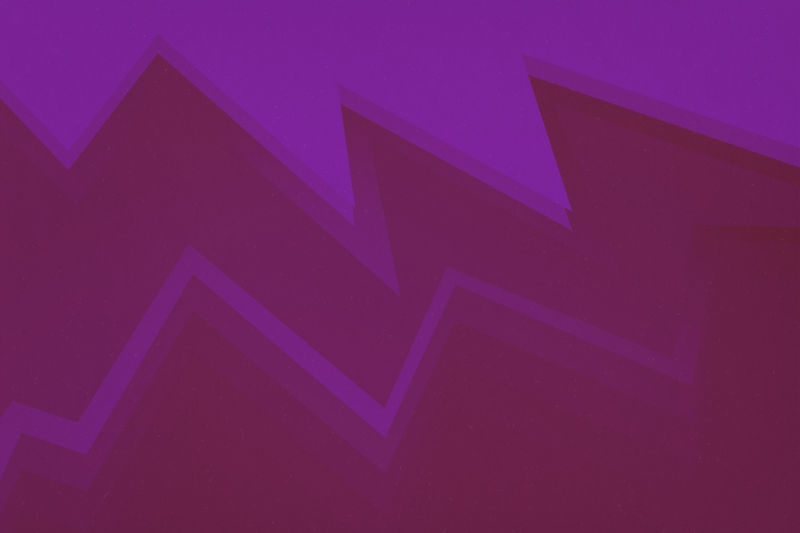 紫色和红色的锯齿形图案