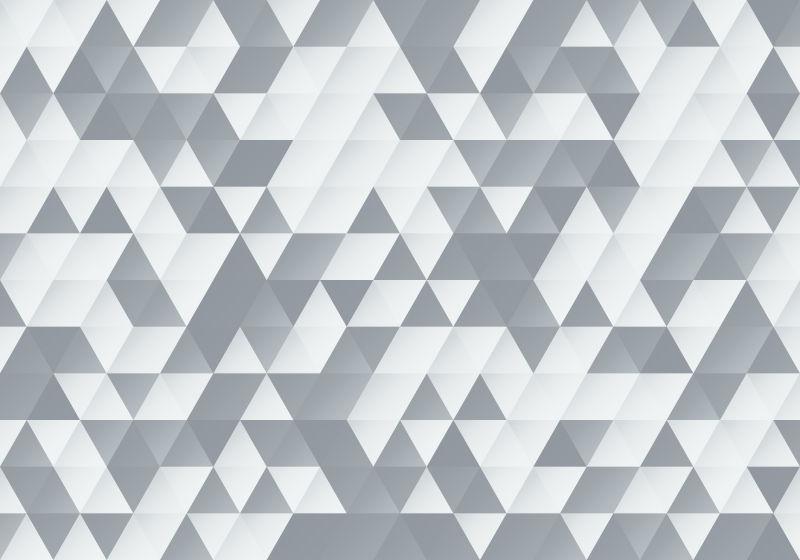 灰白色抽象三角形背景