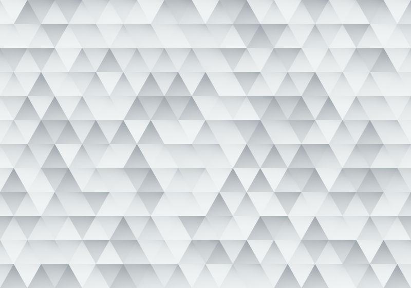 灰白色平铺的三角形背景