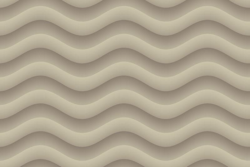 米色背景以波浪的形式出现