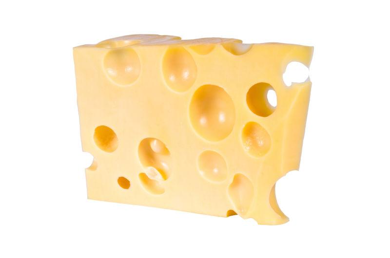 什锦奶酪上有好多圆孔