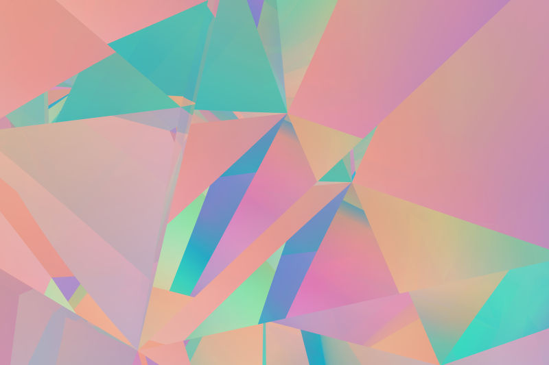 水晶折射抽象背景