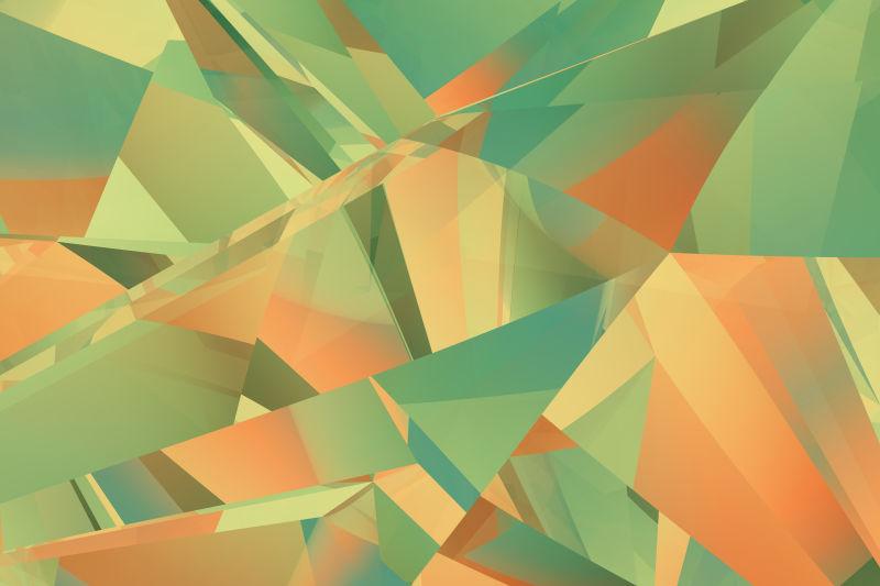 抽象三角形水晶背景