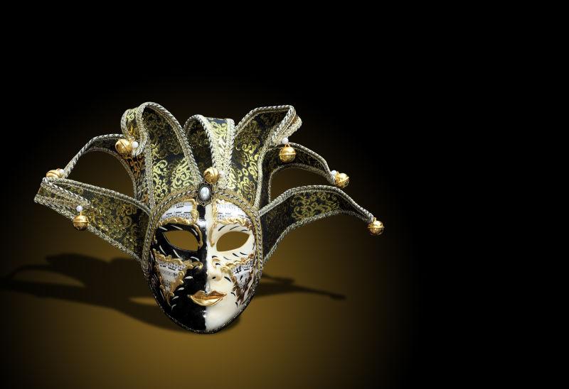美丽的狂欢节面具来自威尼斯意大利