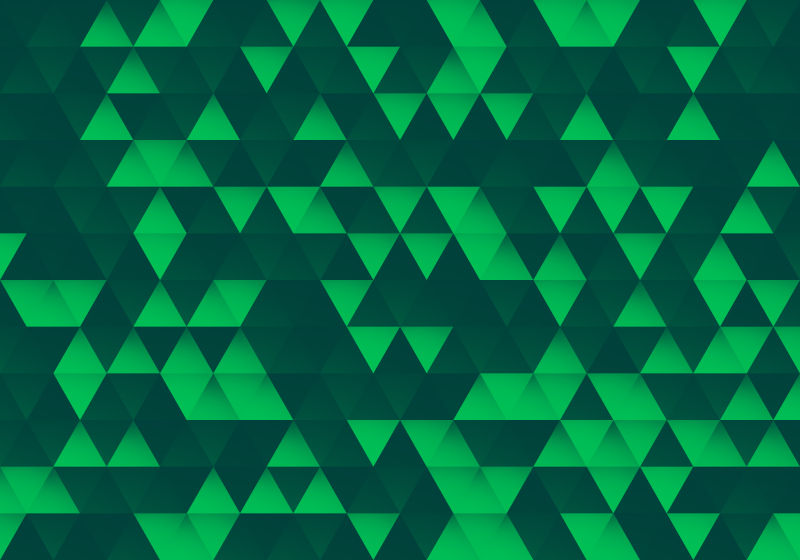 深绿三角形的背景
