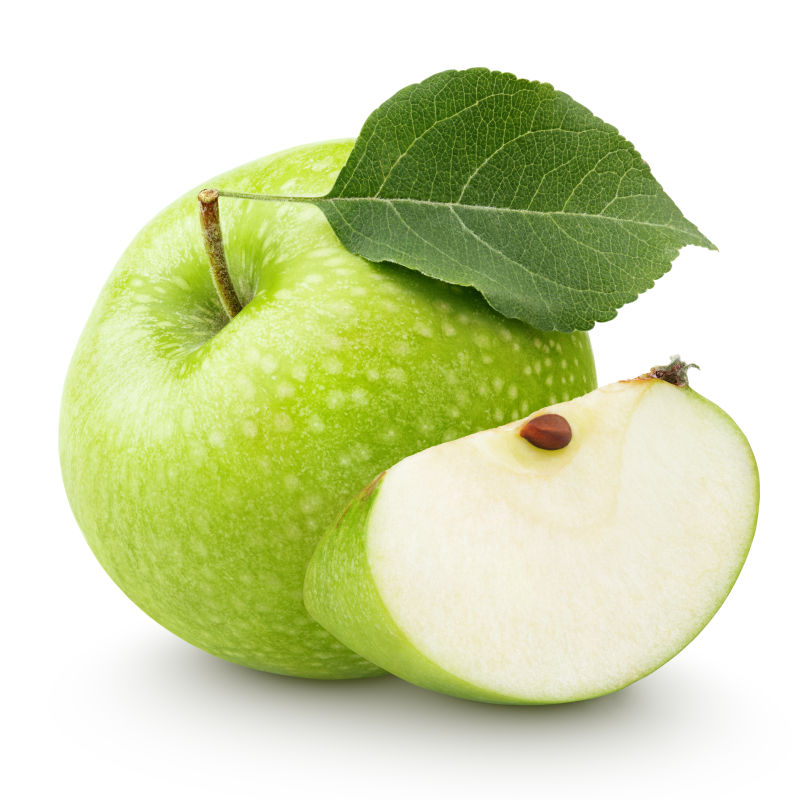 成熟的绿苹果