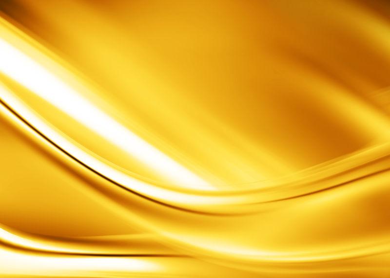 抽象黄金波纹背景