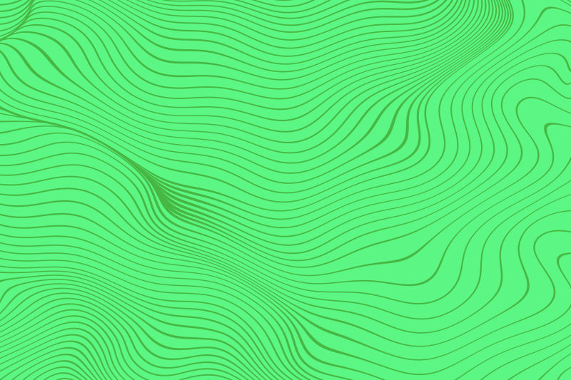绿色波形背景