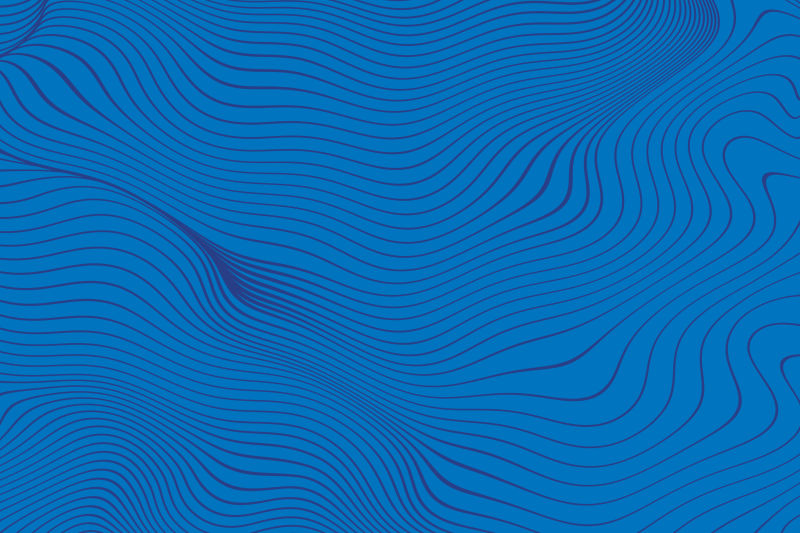 天蓝色的抽象线型波形背景