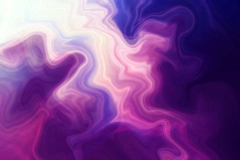 紫色的流动曲线背景