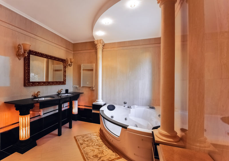 古典风格的豪华浴室设计